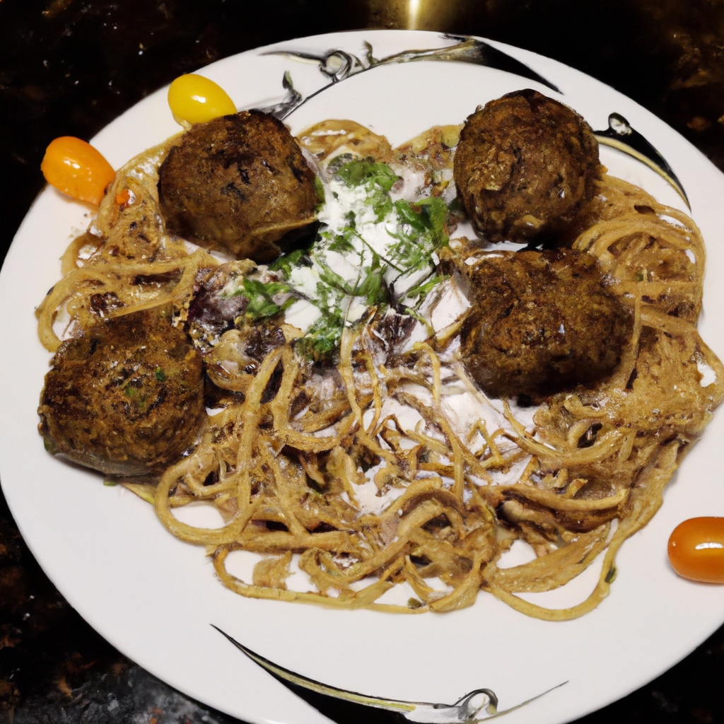 My Version of Rachael Ray’s Chinese Spaghetti and Meatballs