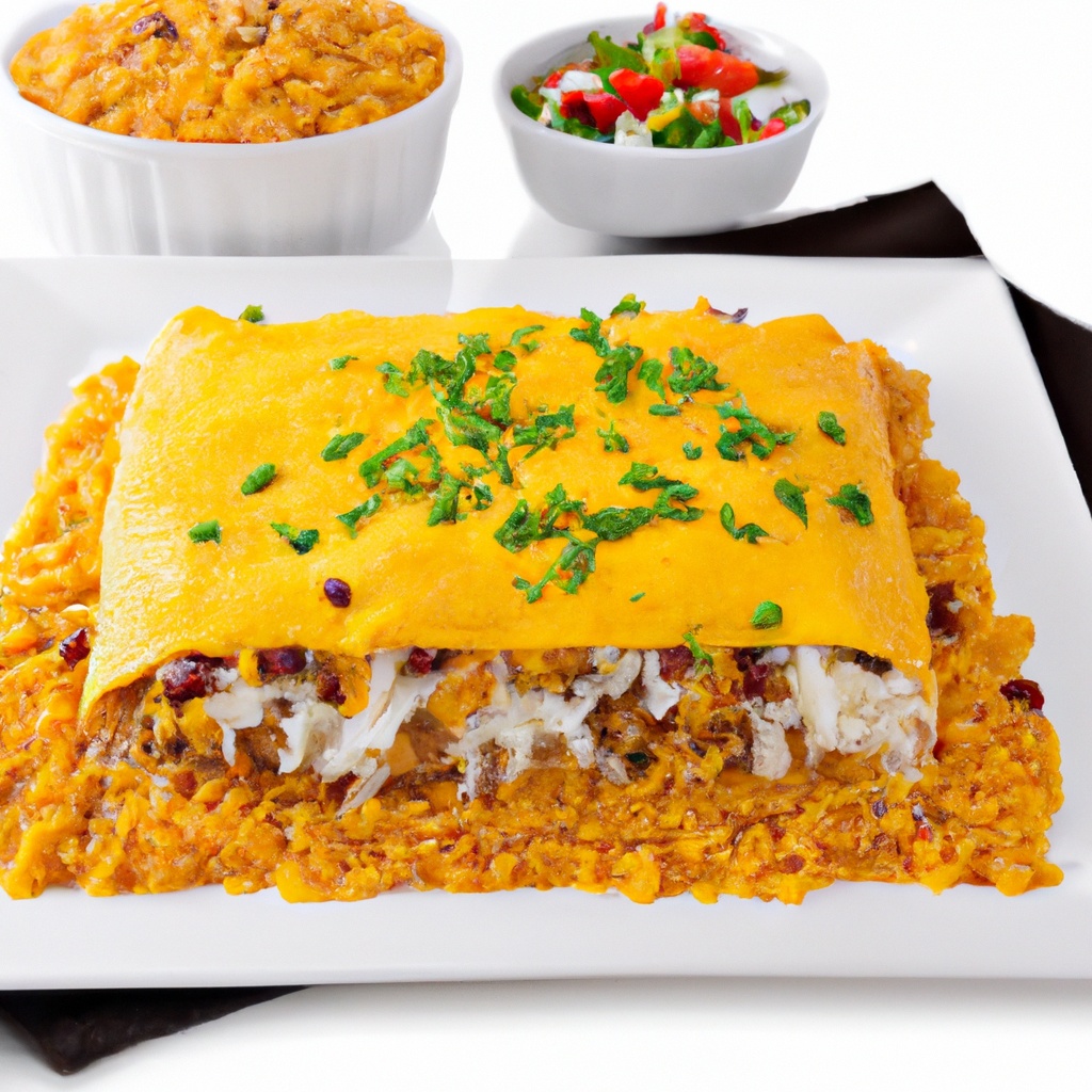 Bean and Honey Burrito Casserole