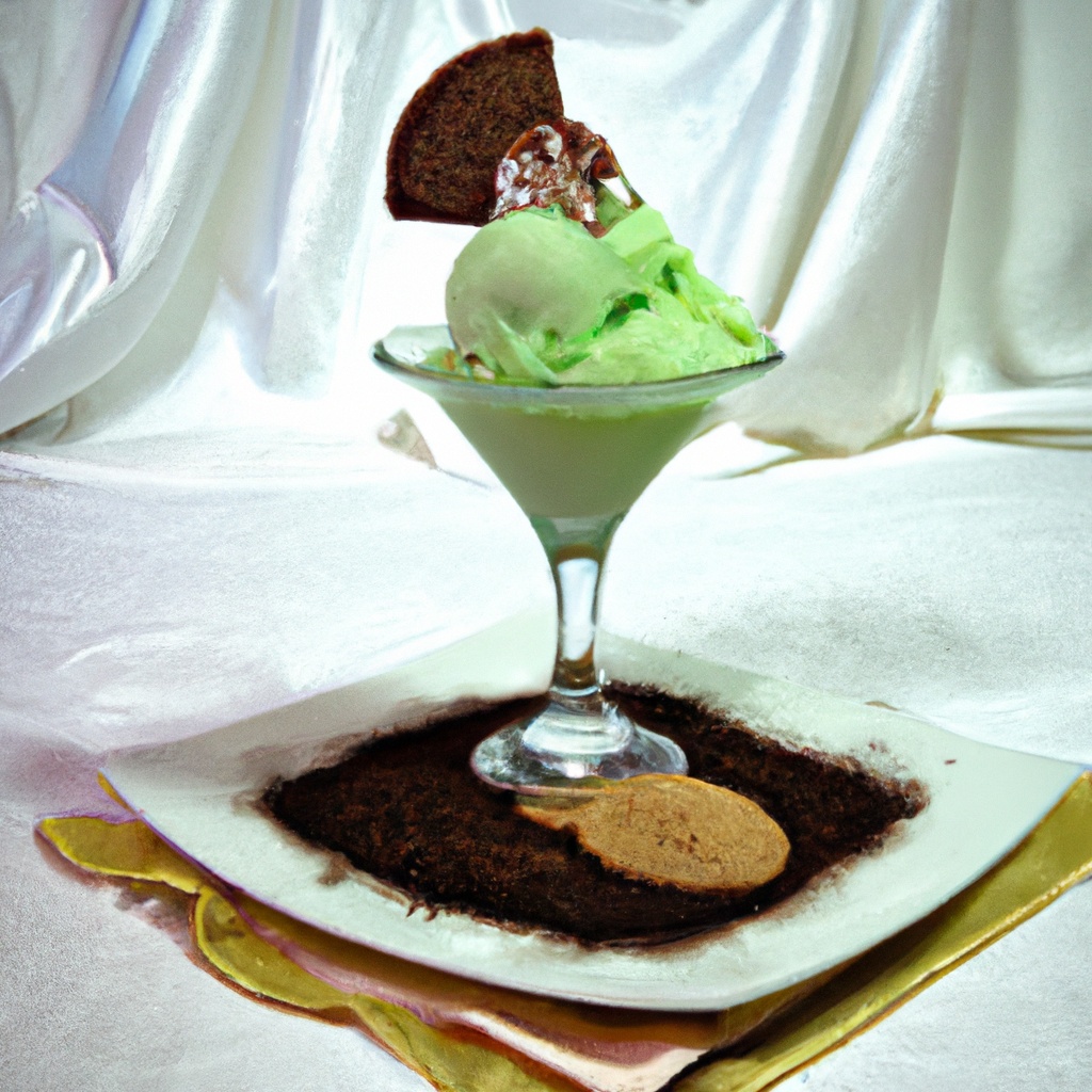Frozen Green Girl Scout Cocktail (With Creme De Menthe)