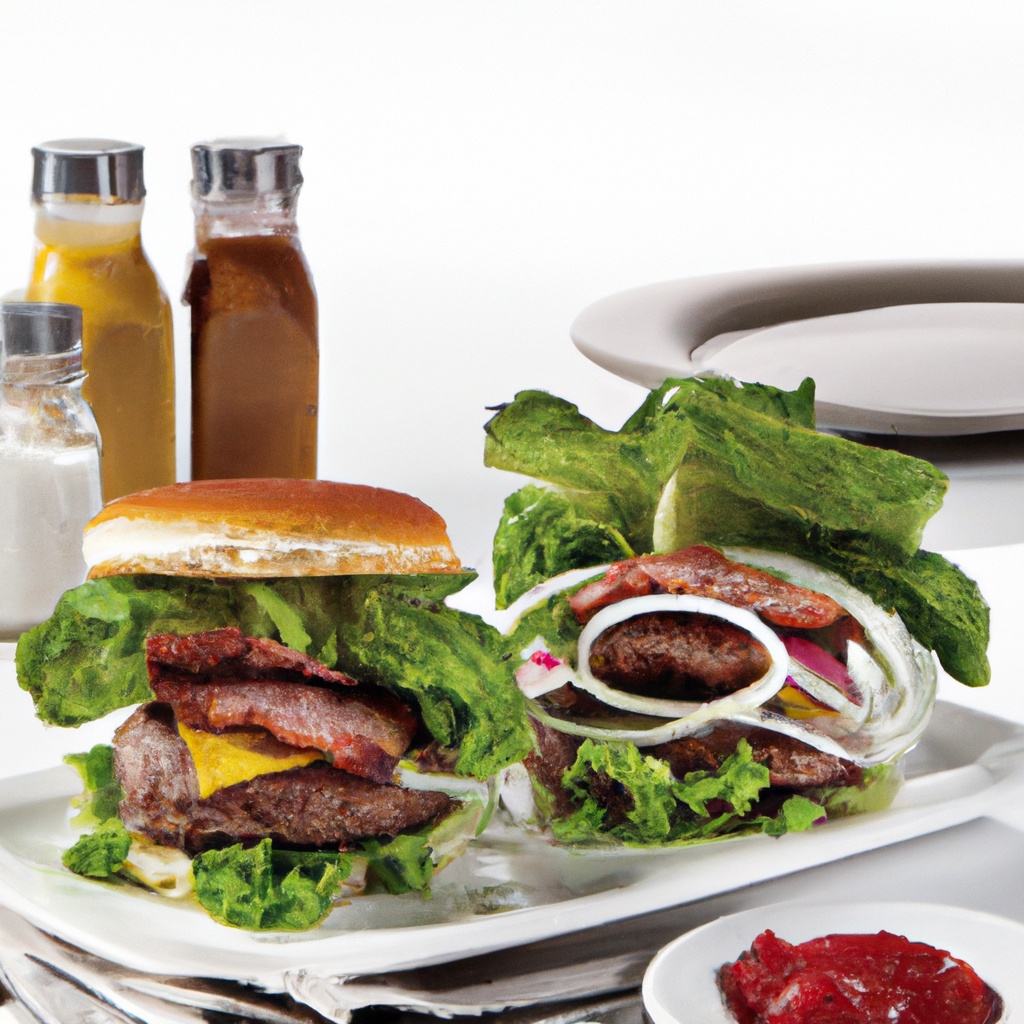 Barbecue Caesar Bacon Burgers