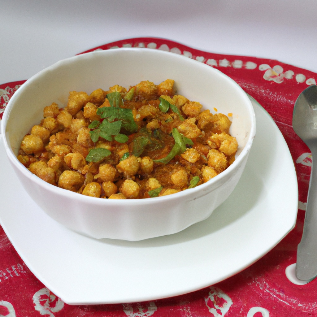 Zero Oil Channa (Chick Peas) Masala