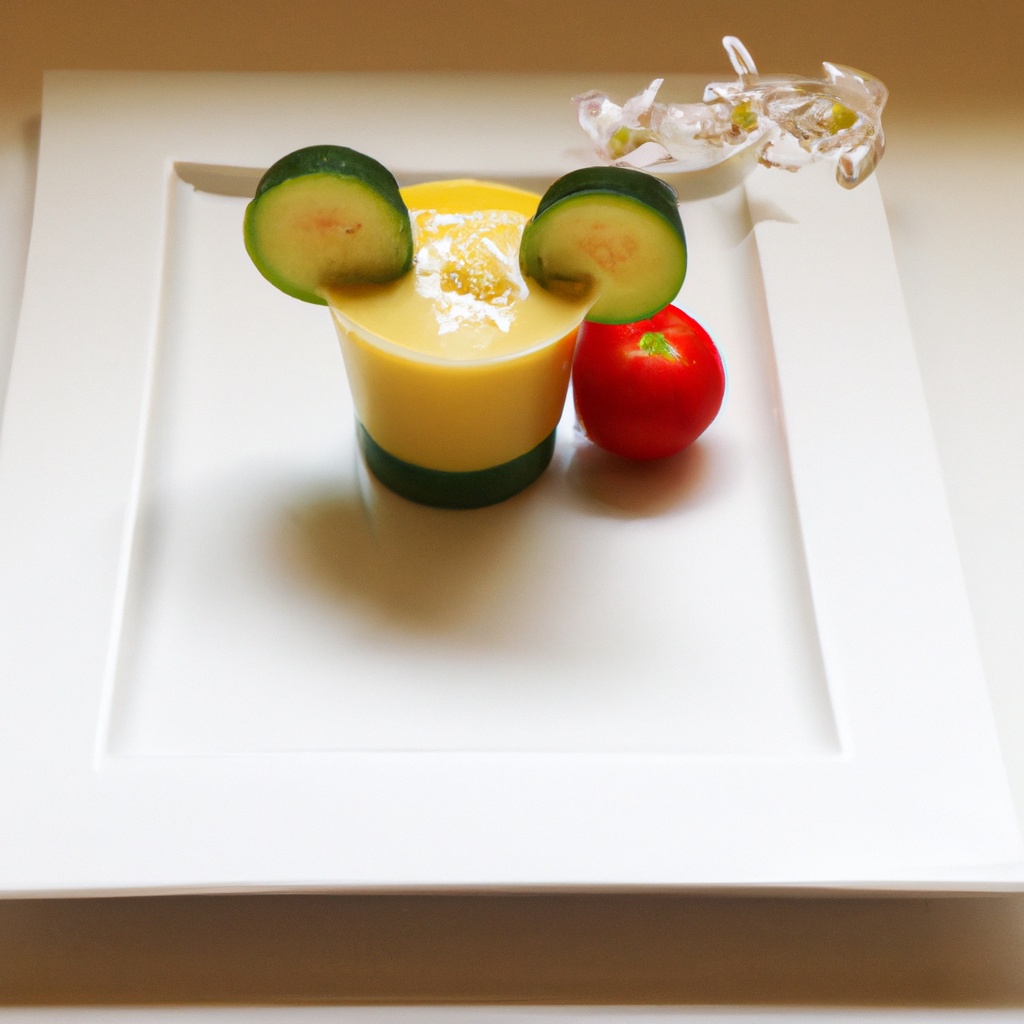 Garden Veggie and Pineapple Smoothie
