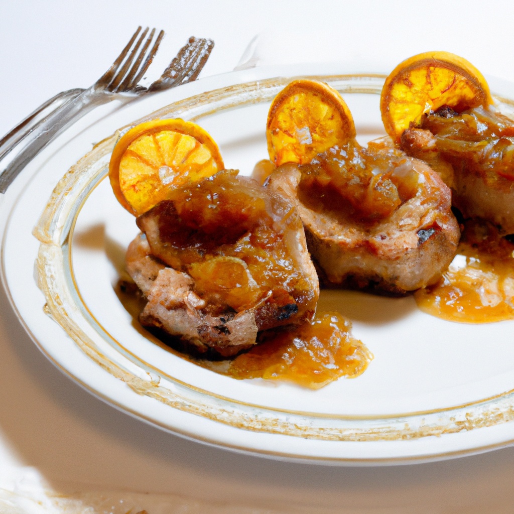 Lemon Marmalade Pork Chops