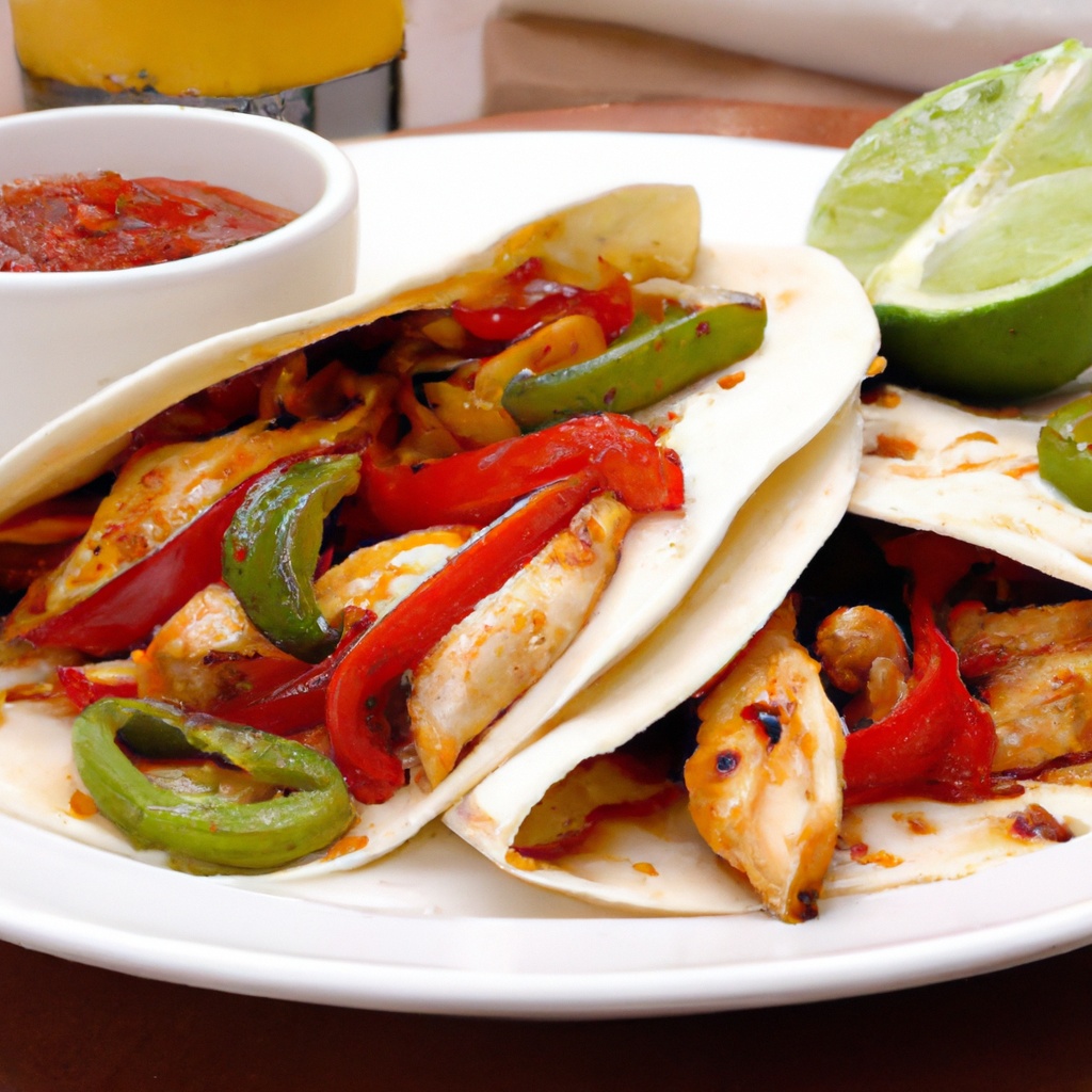 Quick Fix Barbecued Chicken Fajitas