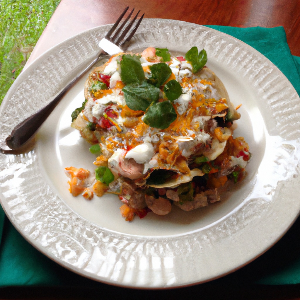 Easy Layered Chicken Tortilla