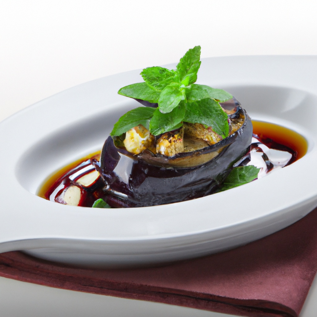 Izzy Eggplant (Aubergine)  With Honey & Mint