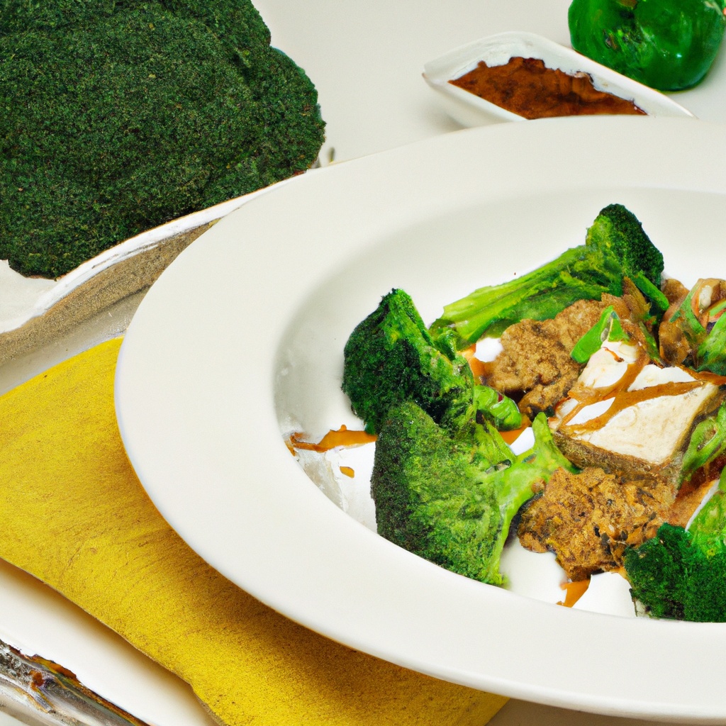 Tempeh Sukiyaki With Broccoli & Cauliflower