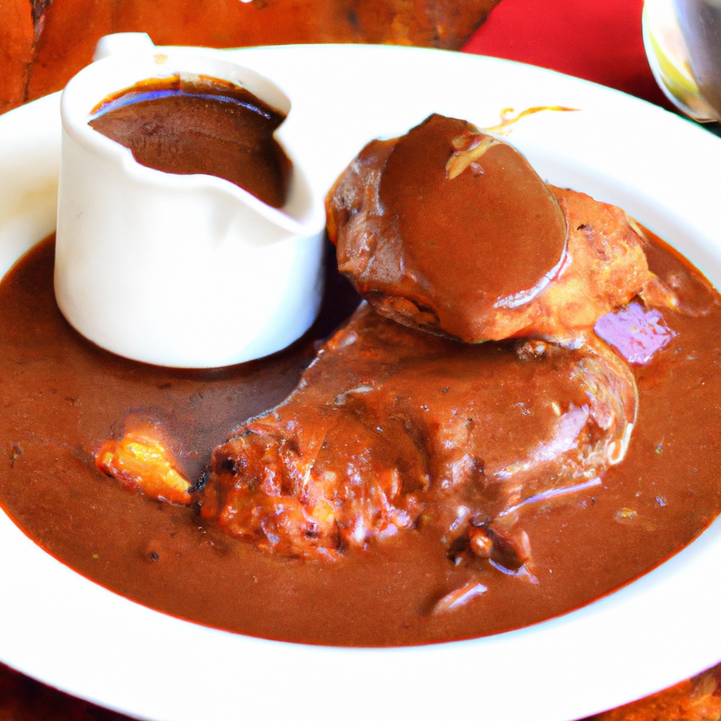 Super Easy Fast Chicken Mole Sauce