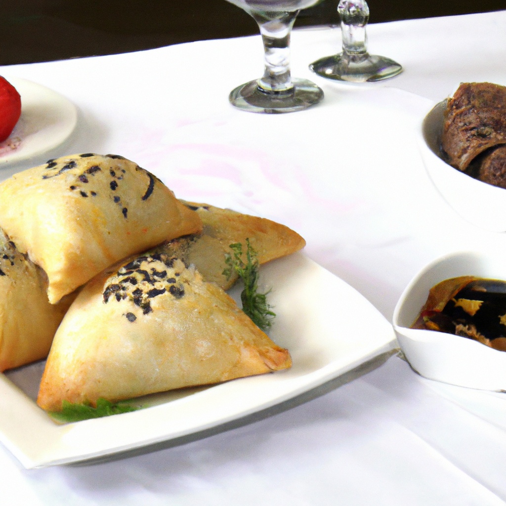 Sambusak (Filled Beef Pastries)
