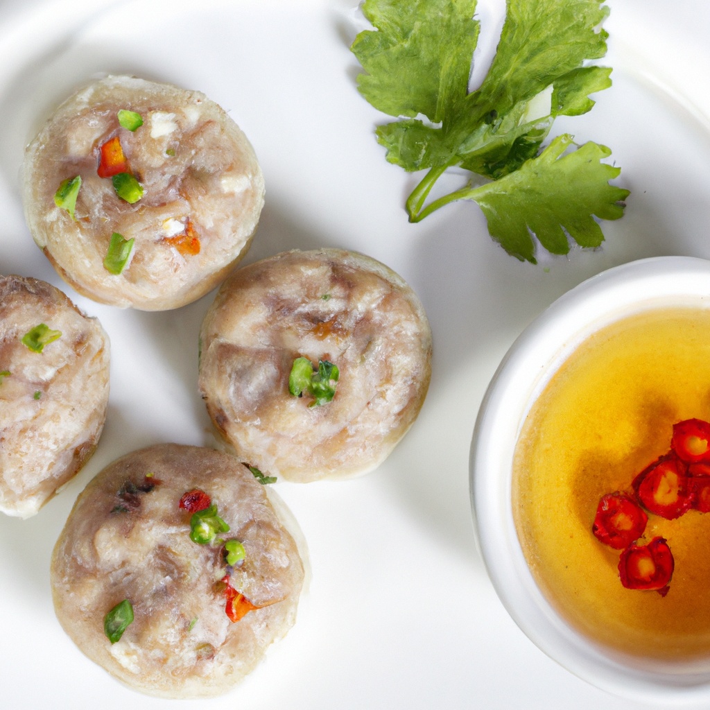 Vietnamese Xiu Mai Bun
