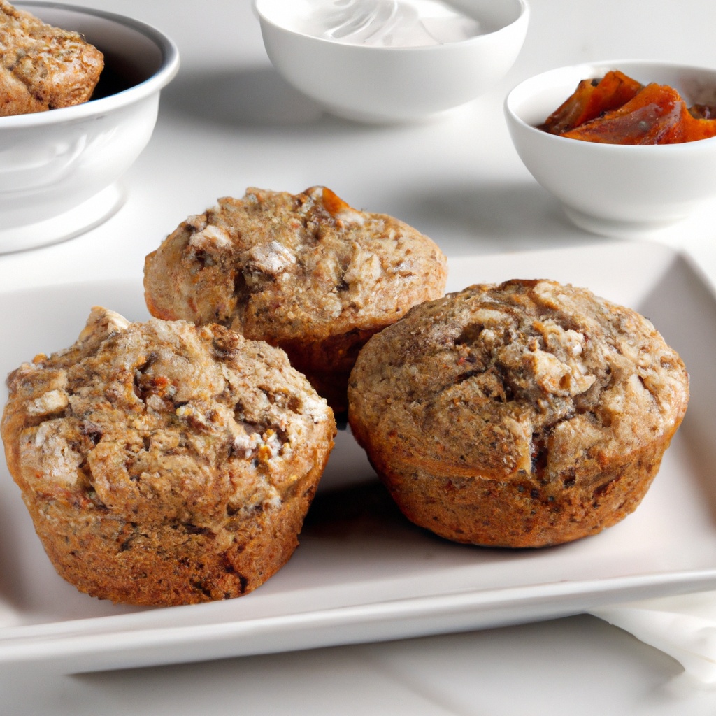 Orange Oat and Flax Bran Muffins