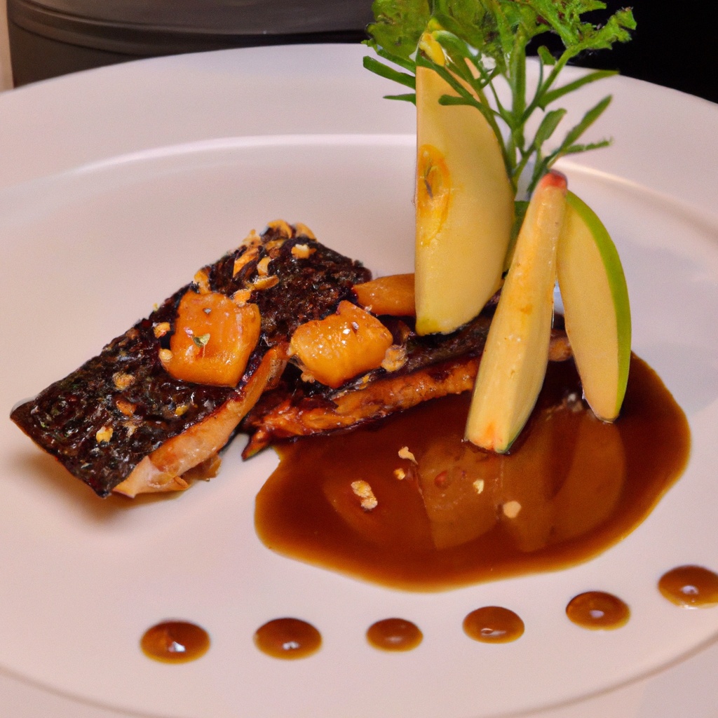 Rocky Mtn. Barbecue Trout With Alberta Maple Whiskey Gastrique