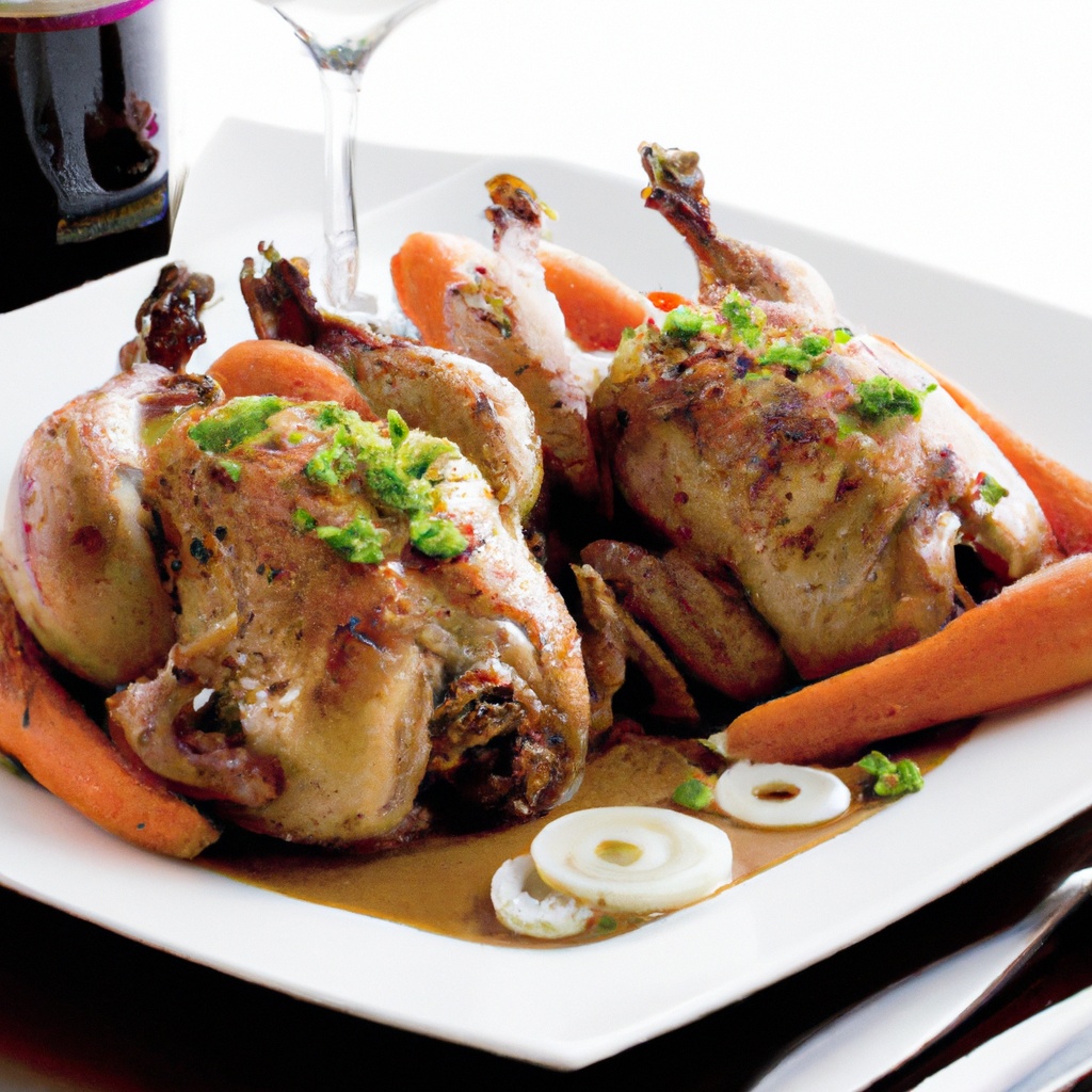 Dijon-Style Cornish Hens With Mustard Sauce