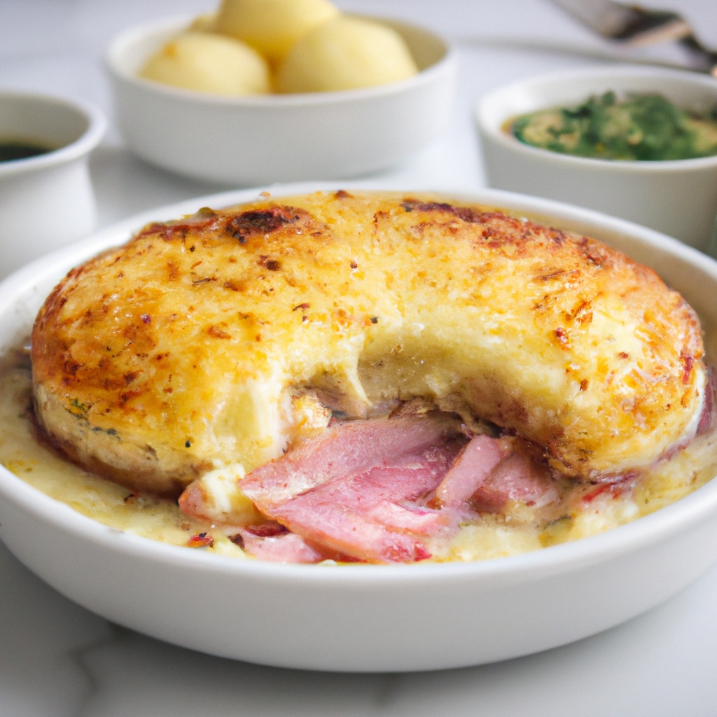New Zealand Style Potato Ham Pie