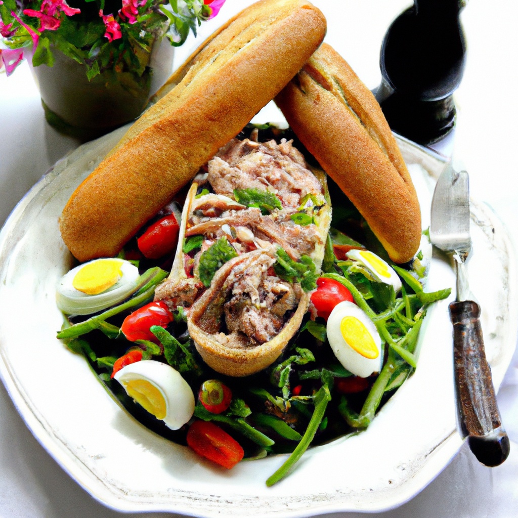 Make Ahead Tuna Salad Niçoise Baguette
