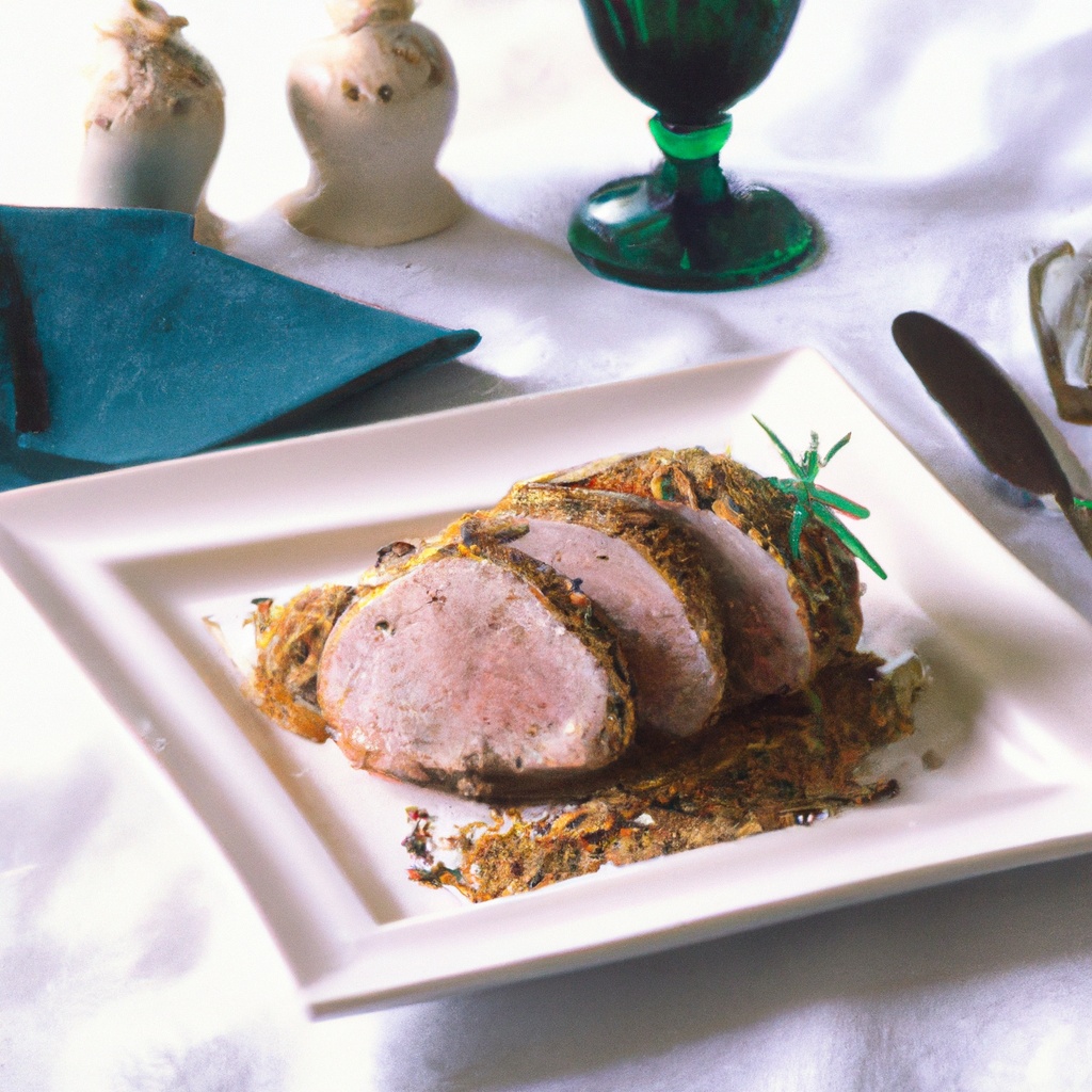Slow Cooker Herb Crusted Pork Tenderloin