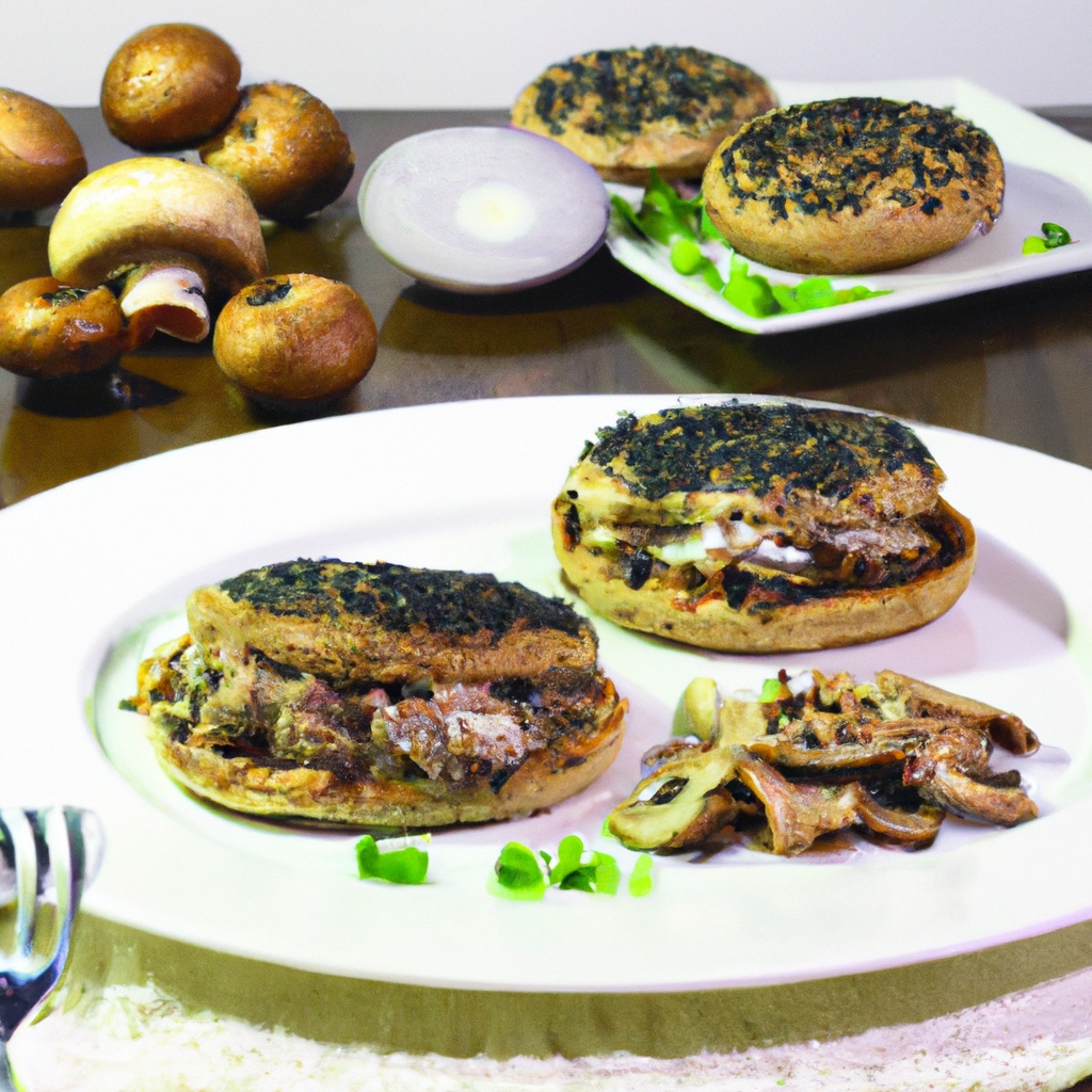 Portabella Chicken Burgers