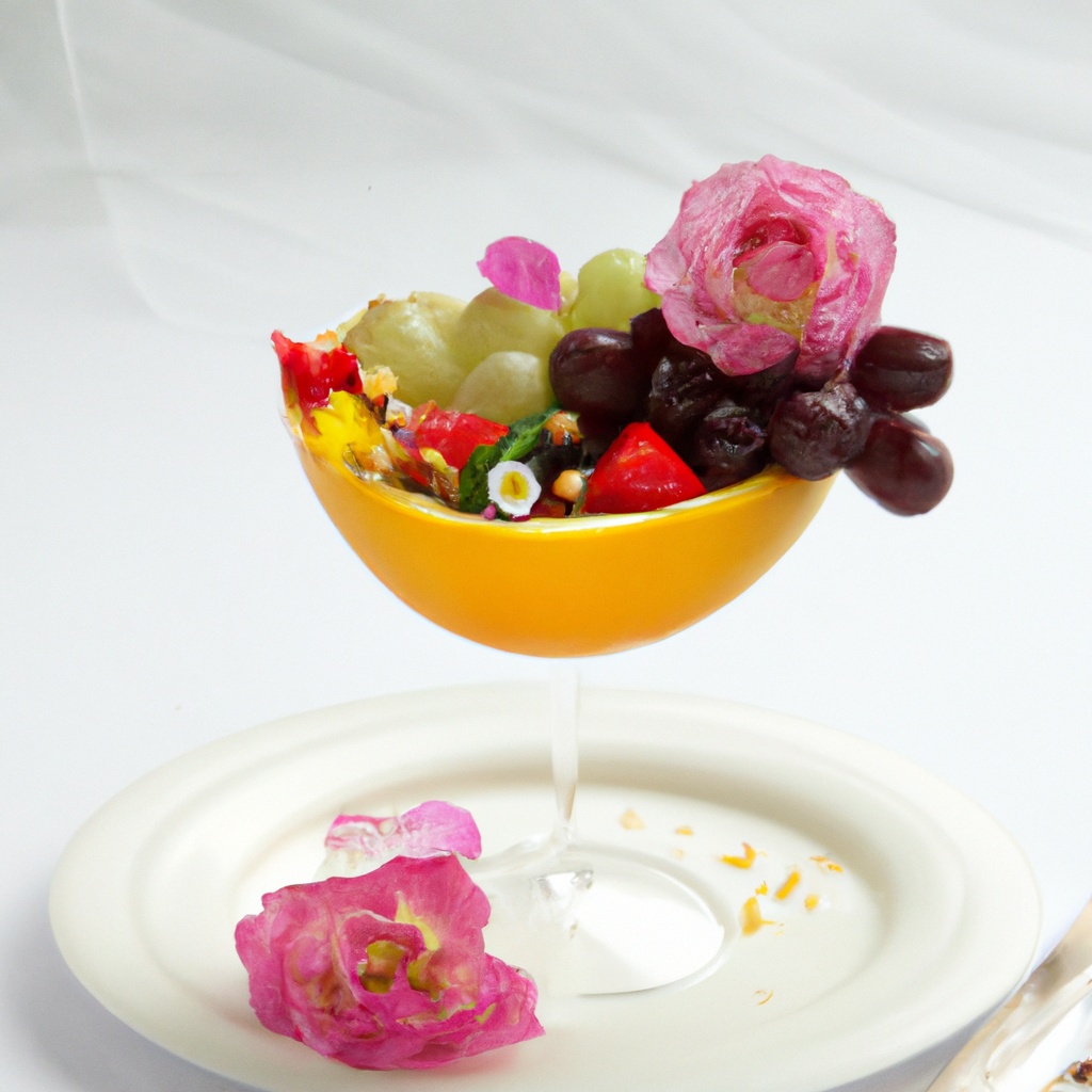 Chic Champagne Fruit Cup