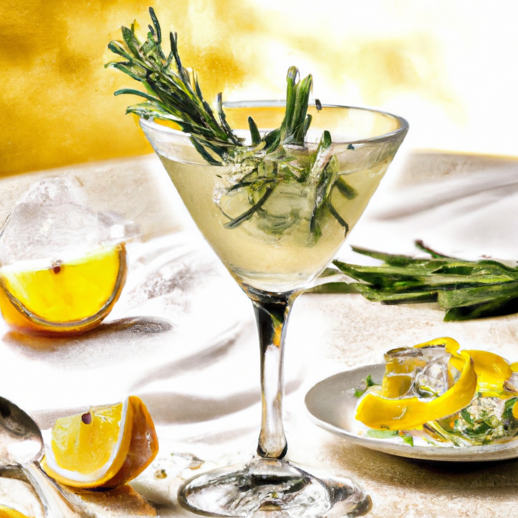 Tuscan Rosemary Lemon Drop