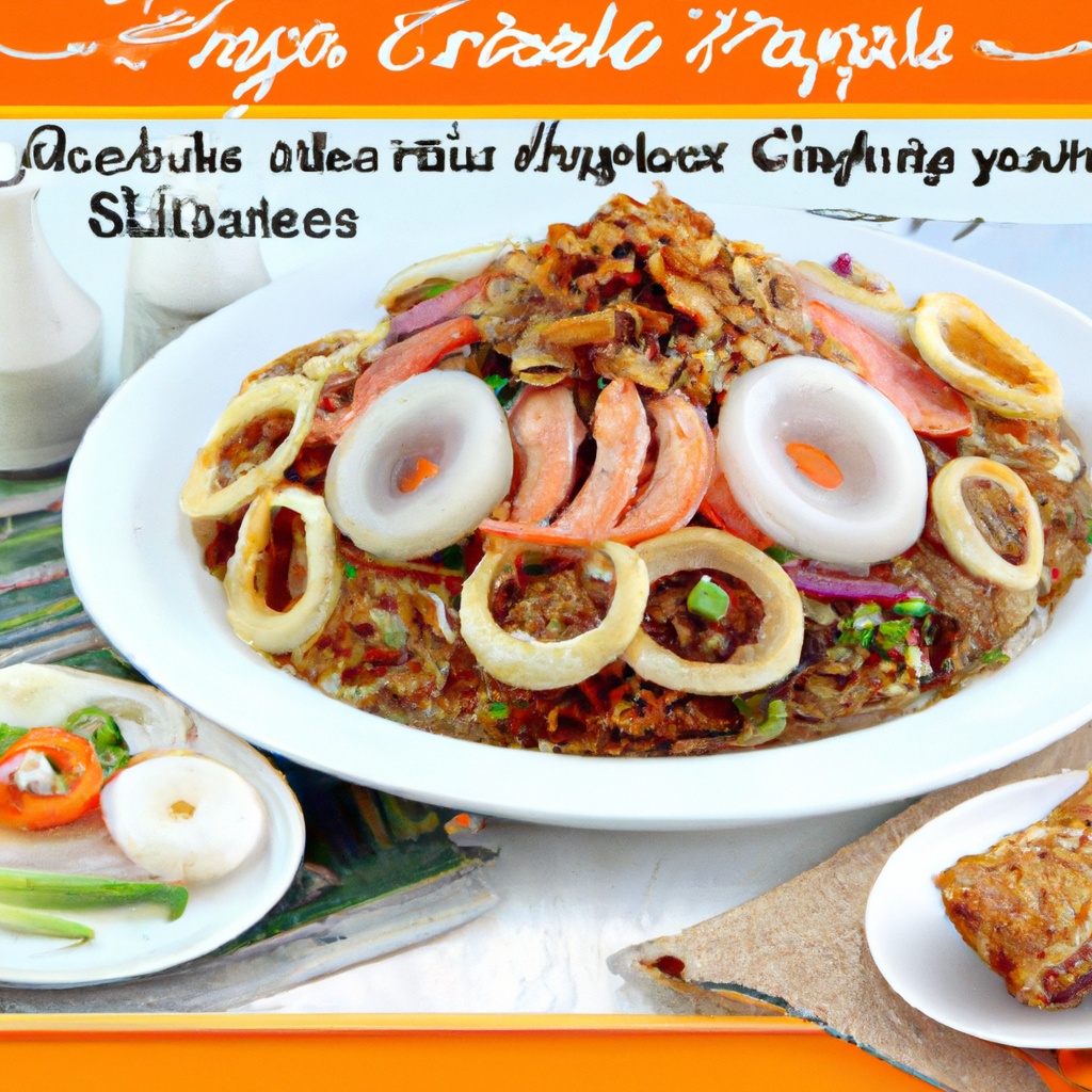 Philippine Pancit Guisado (Fried Noodles with mixed meats)