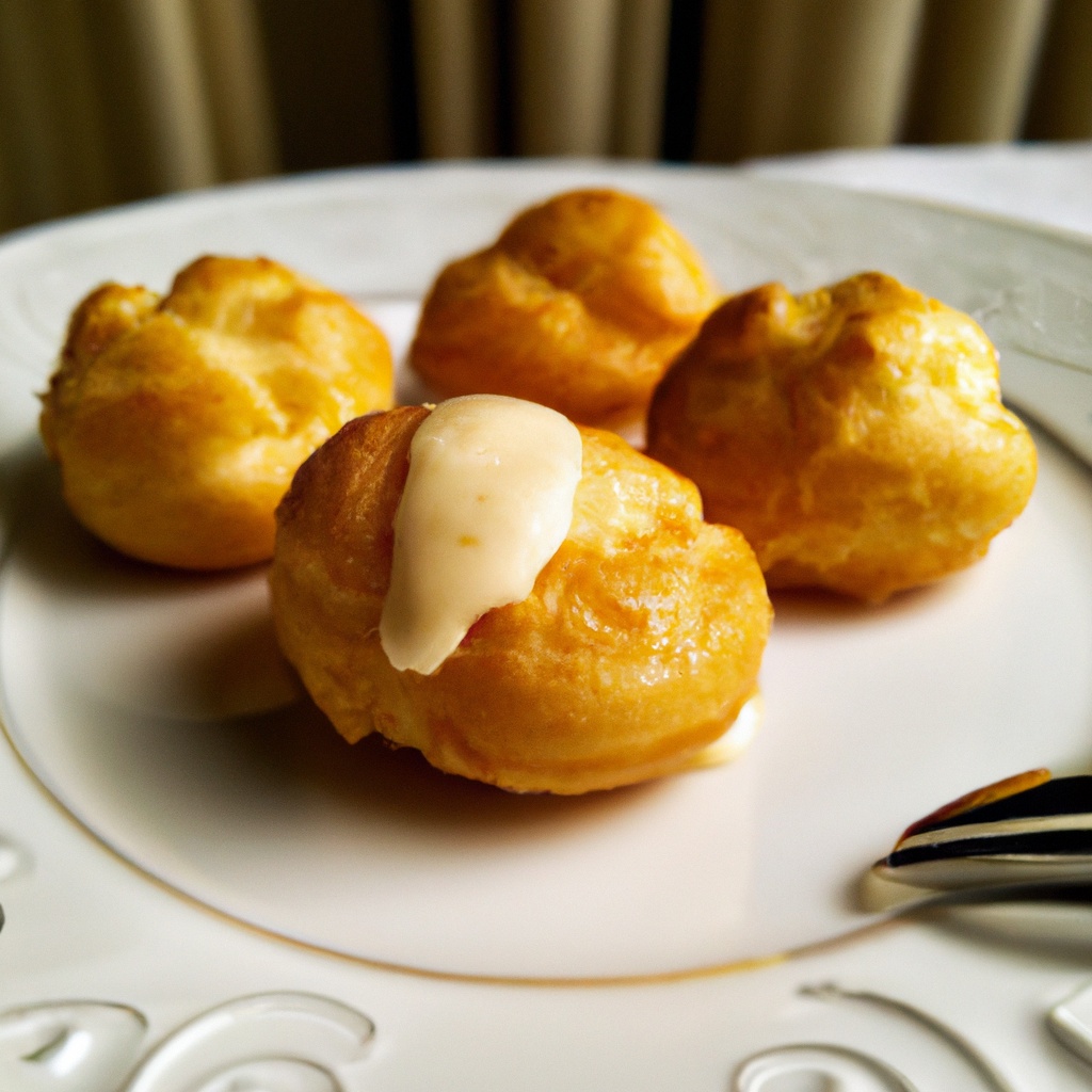 Balah-Isham (Deep fried “cream puffs” pastry)