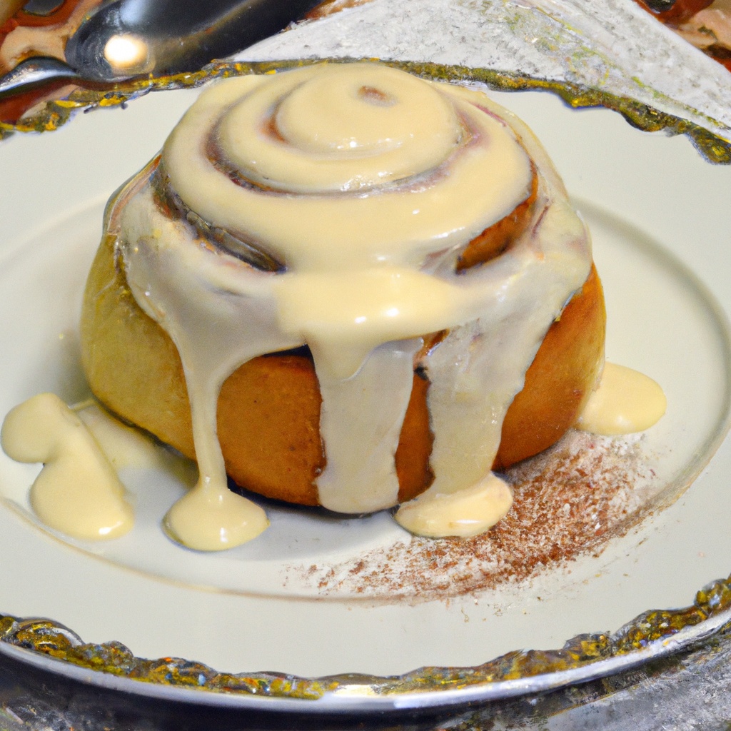 Cinnamon Roll With Vanilla Frosting or Cinnzeo Buns