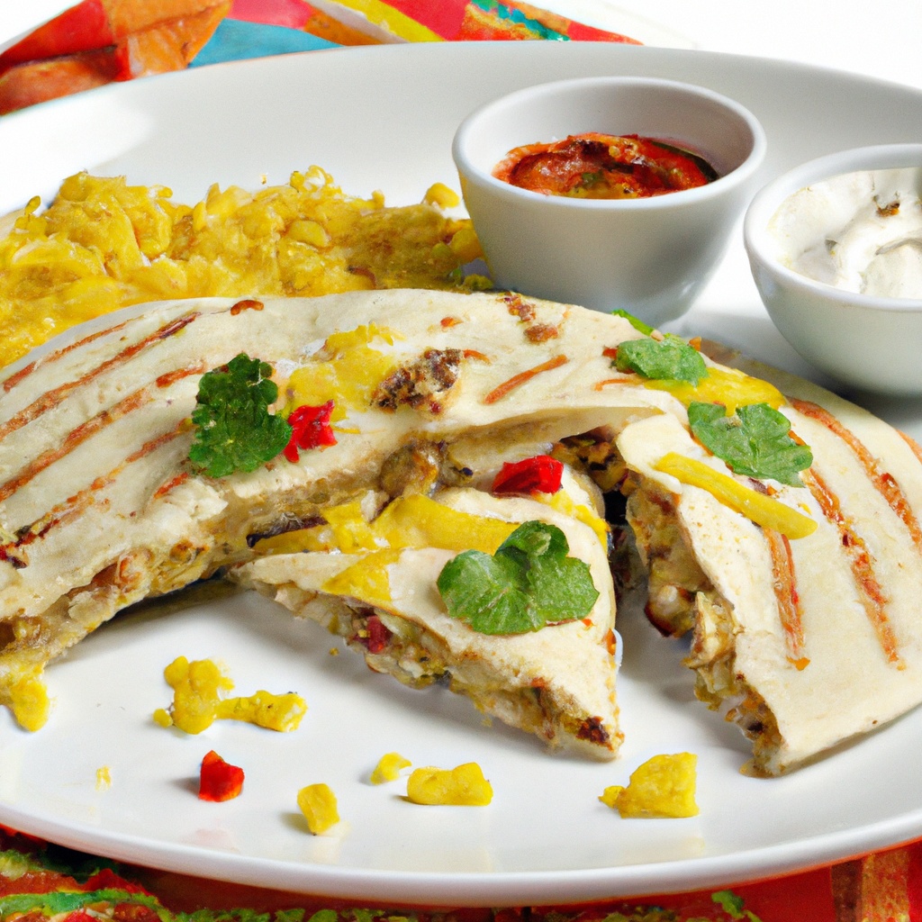 Spicy Chicken Quesadilla