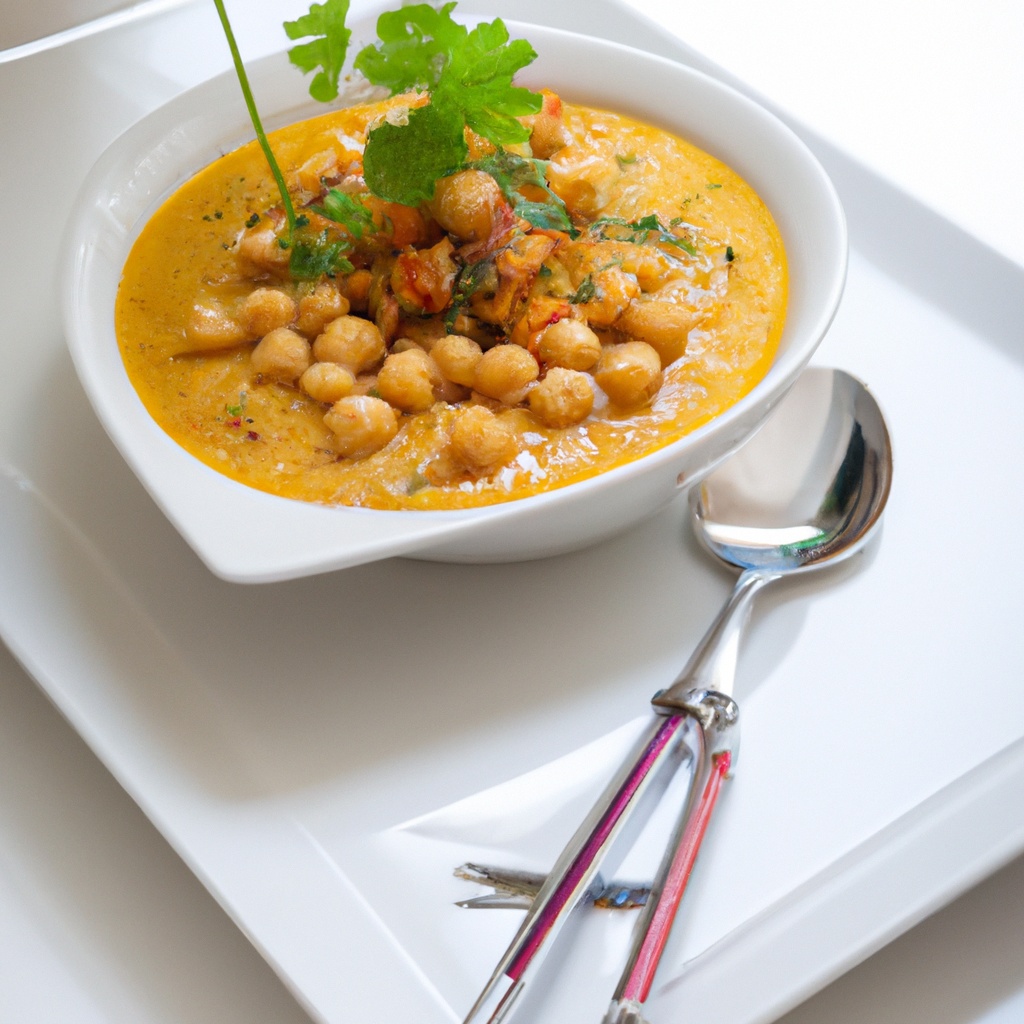 Chickpea Curry With Fresh Dill (Rasa Walla Kabuli Chana)