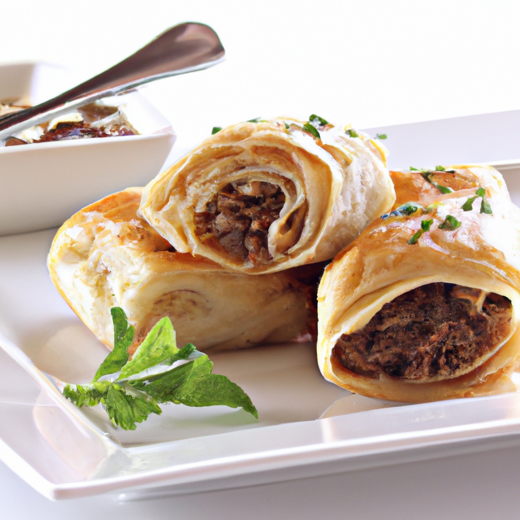 Bourek (Meat Filled Pastry)