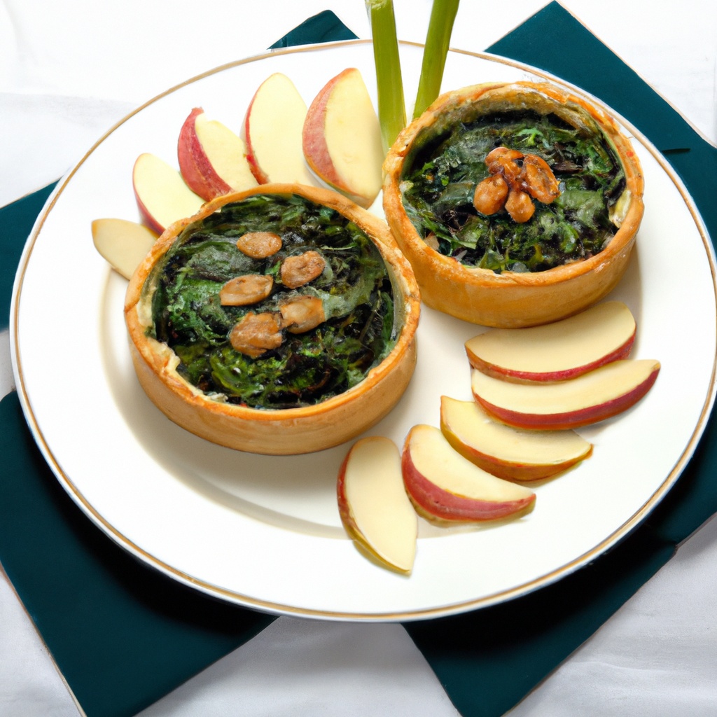 Spinach-Apple-Gouda Pie (Tourte De Blettes)