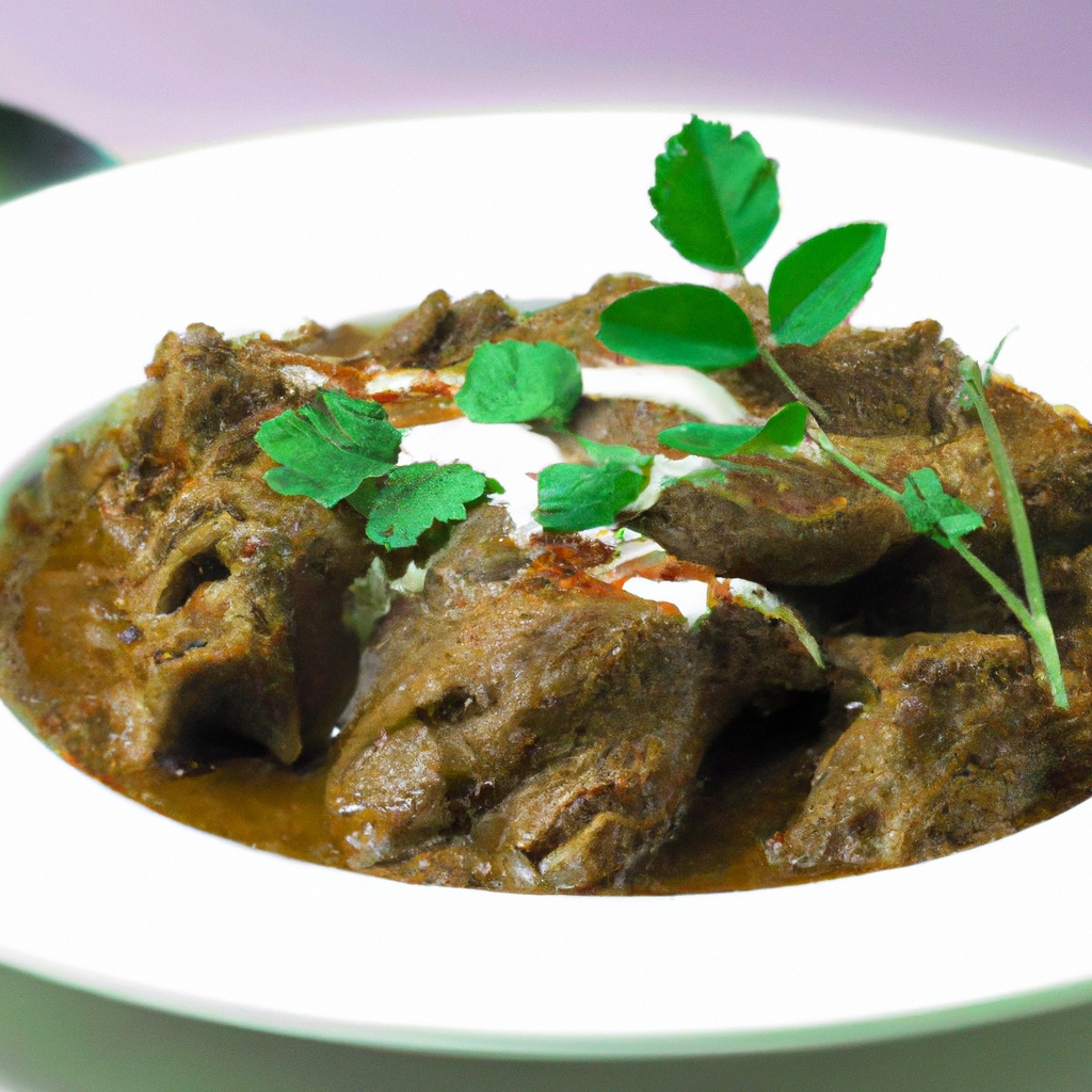 Sinfully Delicious Indian Ginger Mutton Karahi