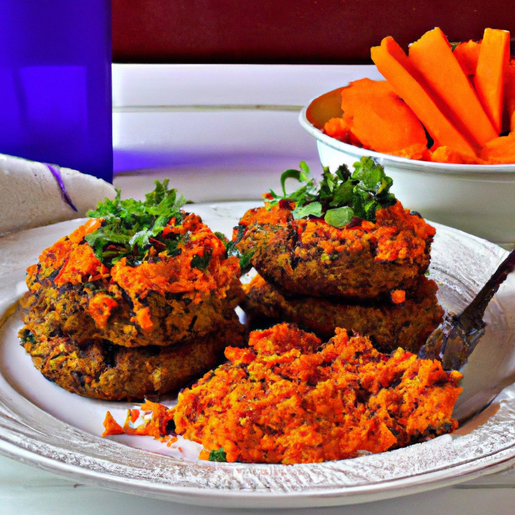 North African Sweet Potato Burgers