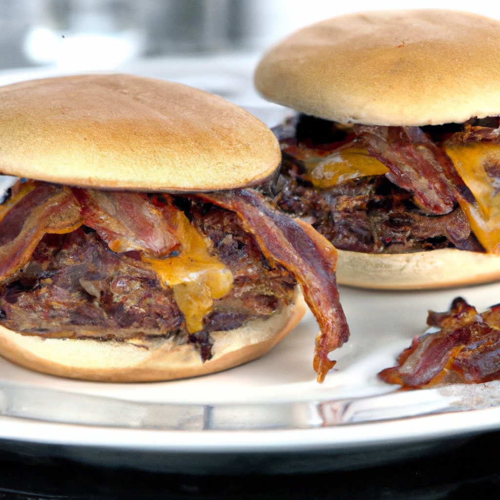 Bacon Cheeseburgers With French Onion Dip