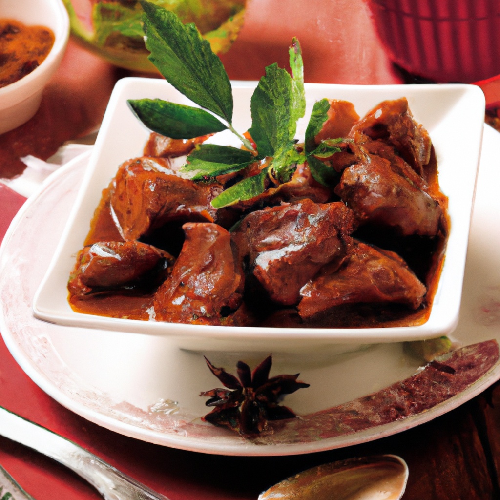 Very Delicious Pork Vindaloo from Goa, India