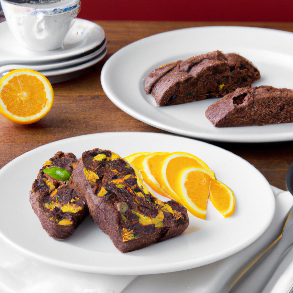 Chocolate Citrus Biscotti