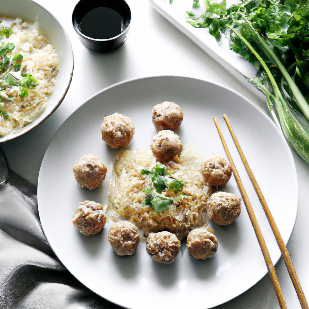 Vietnamese Turkey Meatballs and Noodles