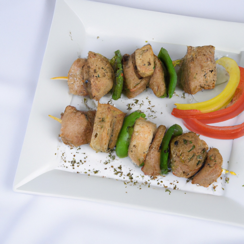 Grecian Pork Kebabs
