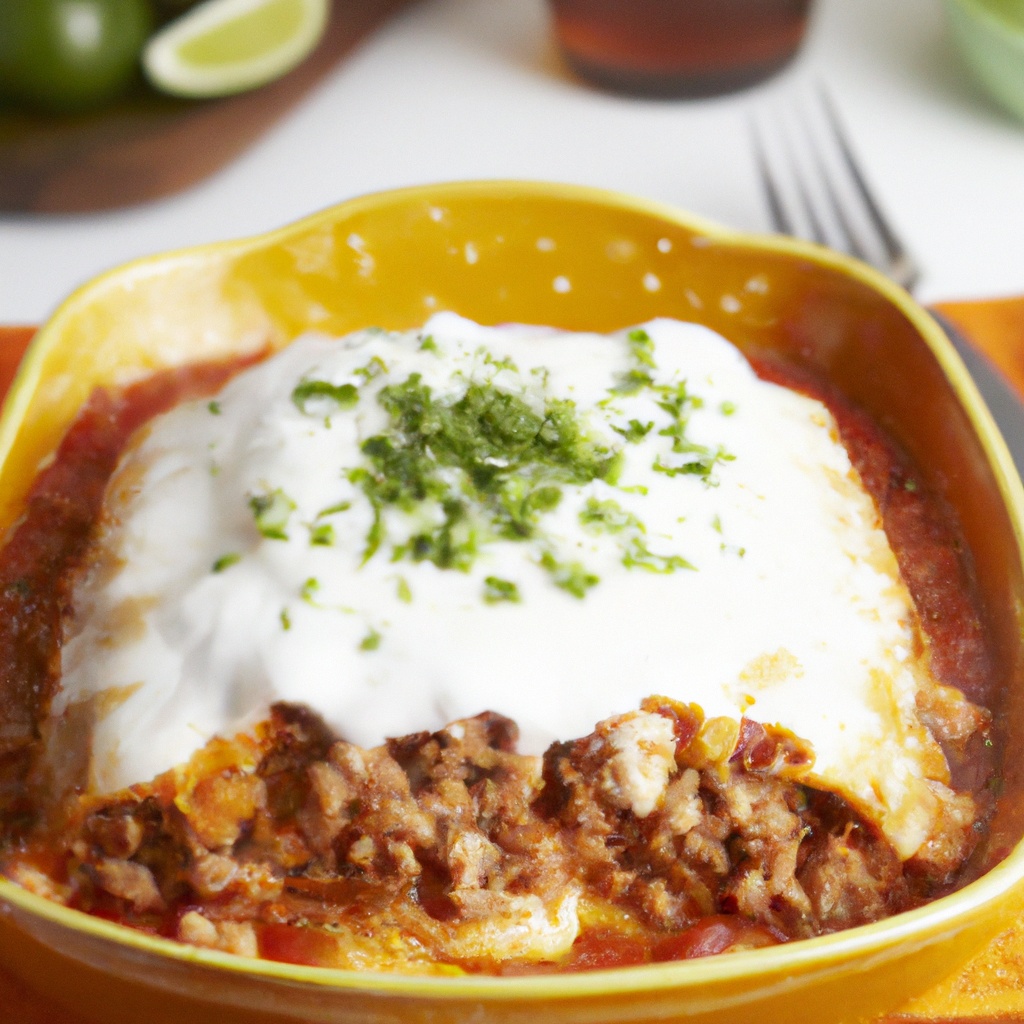 Smothered Mexican Lasagna