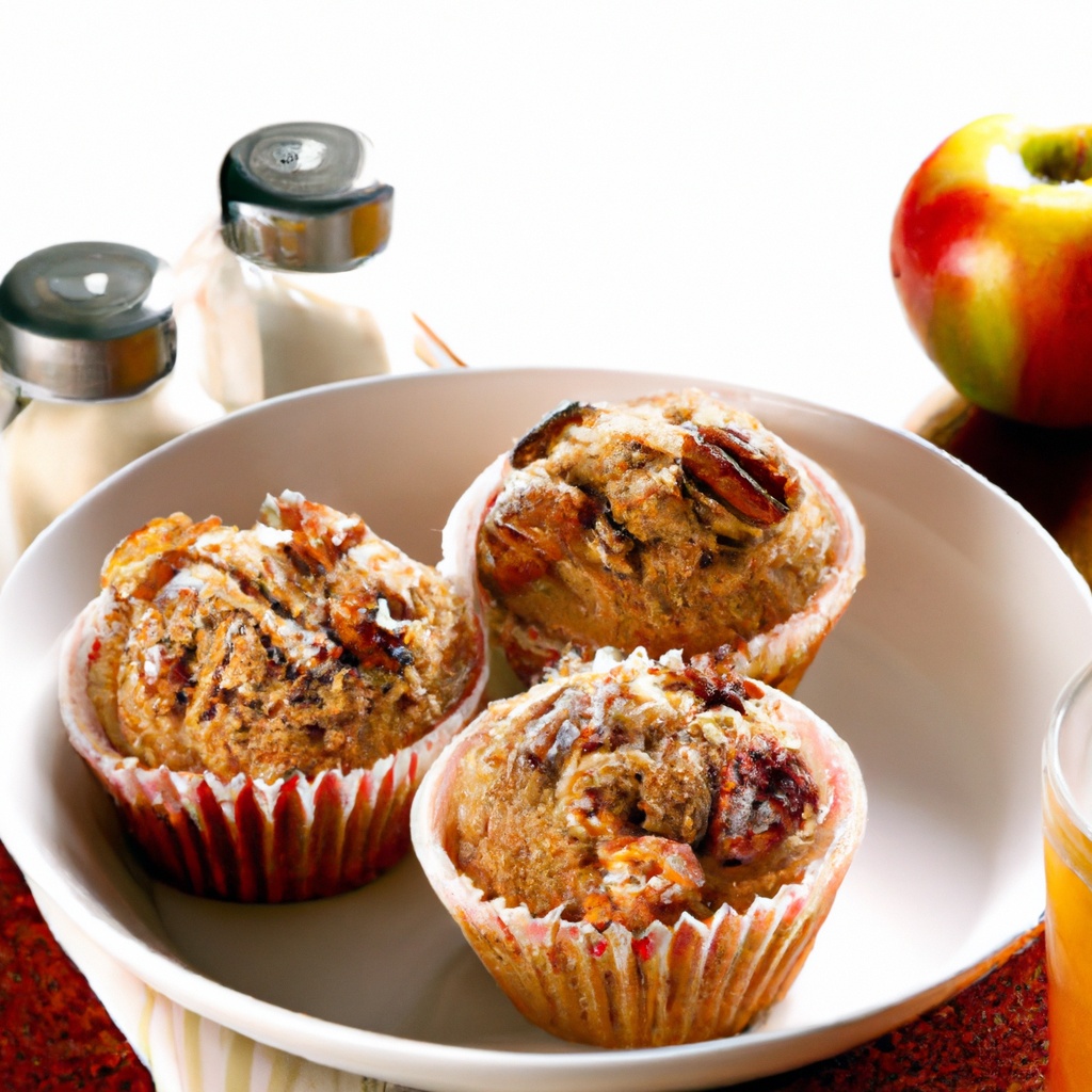 Cinnamon Apple-nut Muffins