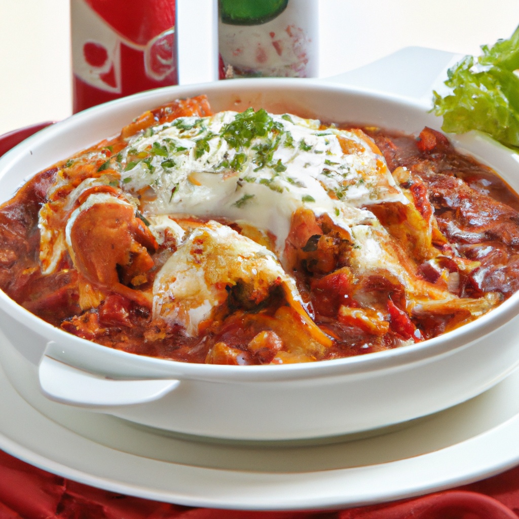 Smoky Chicken and Chorizo Mexican Enchilada Baked Casserole
