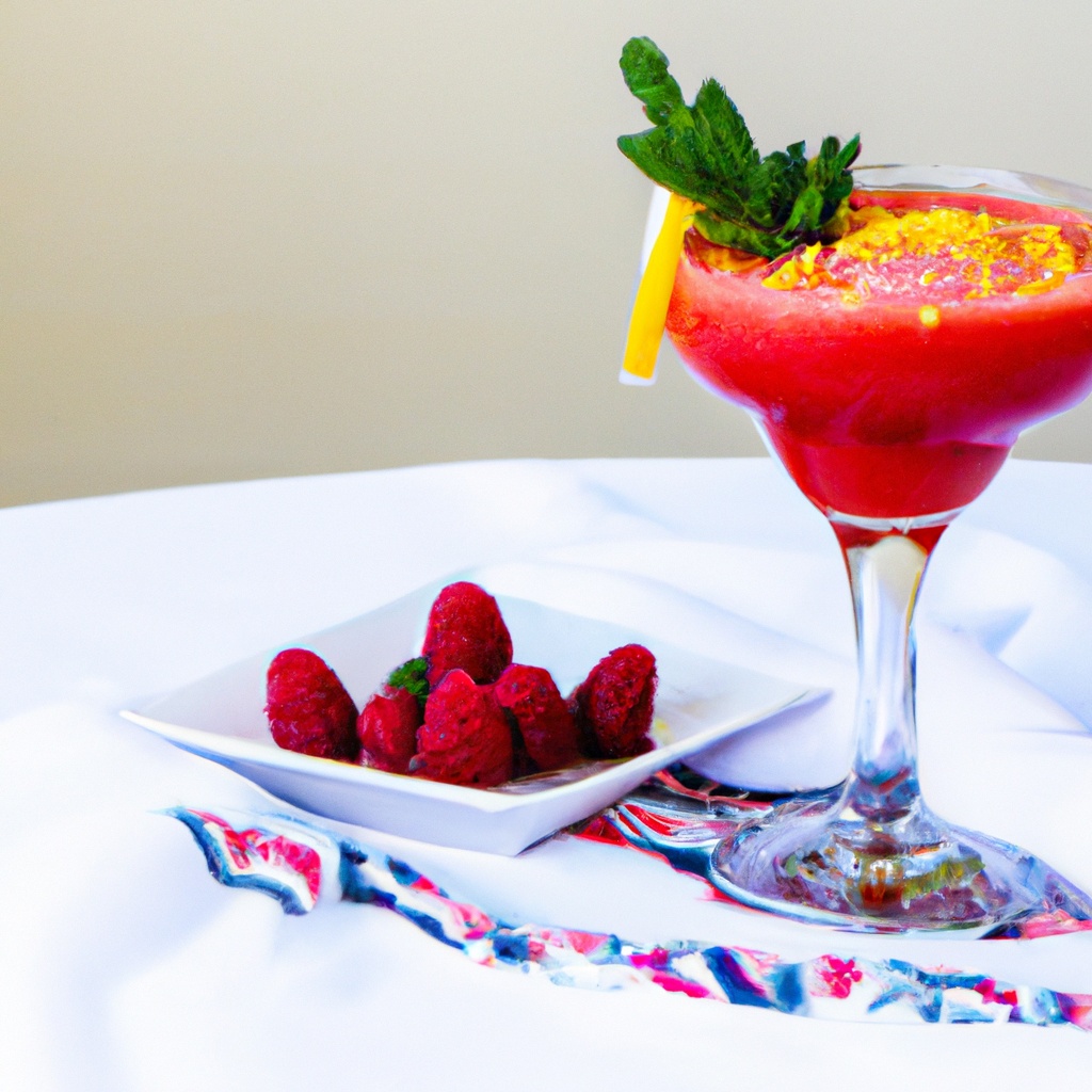 Frozen Raspberry Margaritas