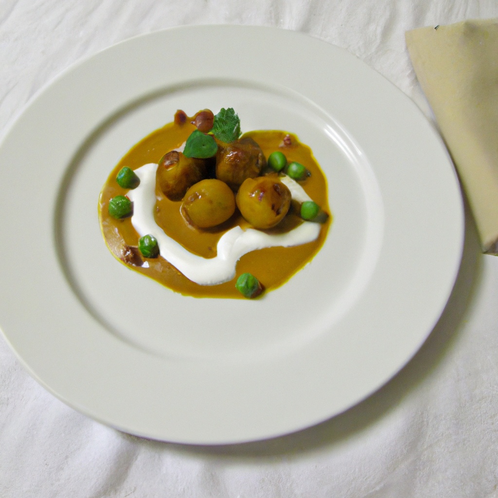 Potato and Pea Curry With Yogurt, Cumin, and Ginger