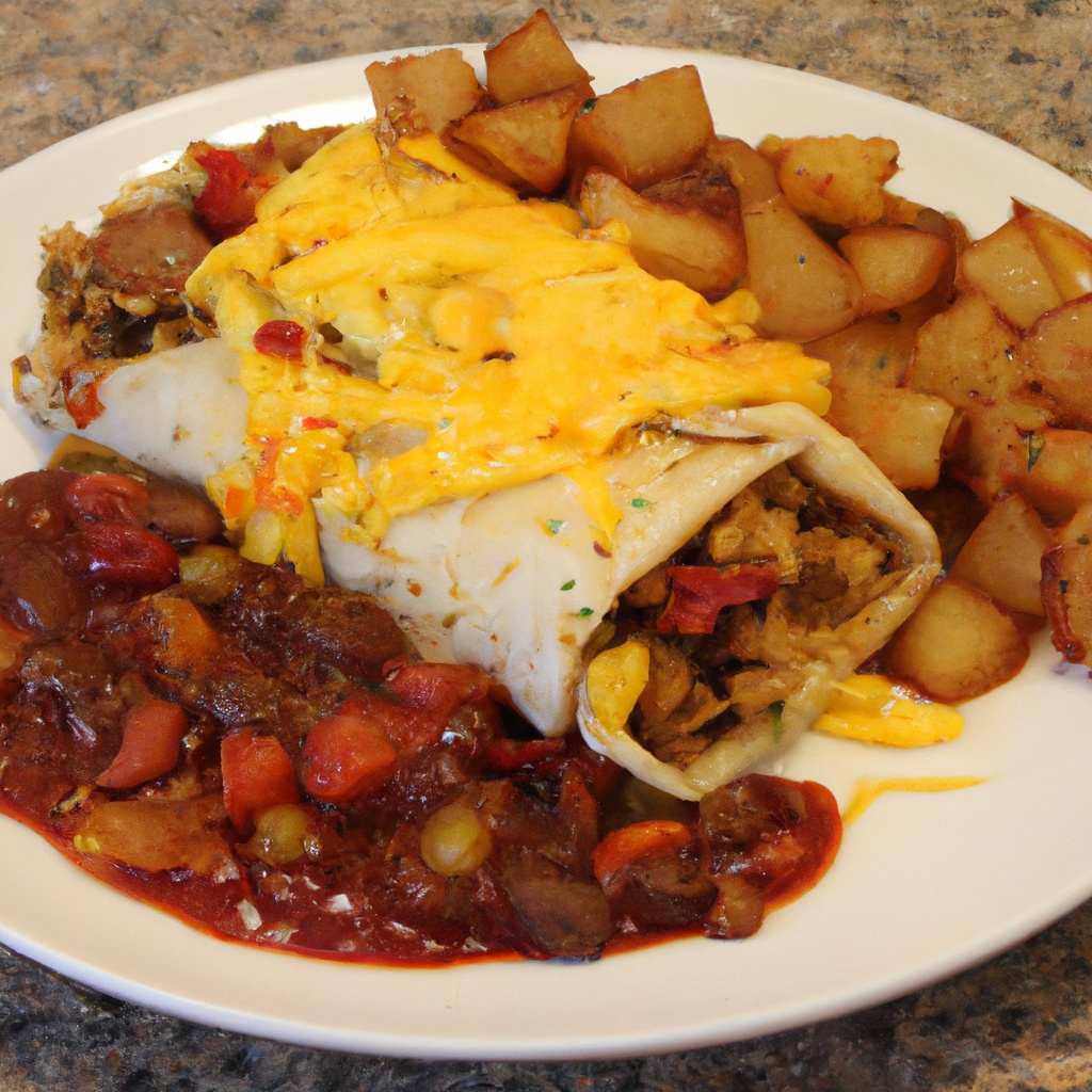 Southwestern Breakfast Burritto #SP5
