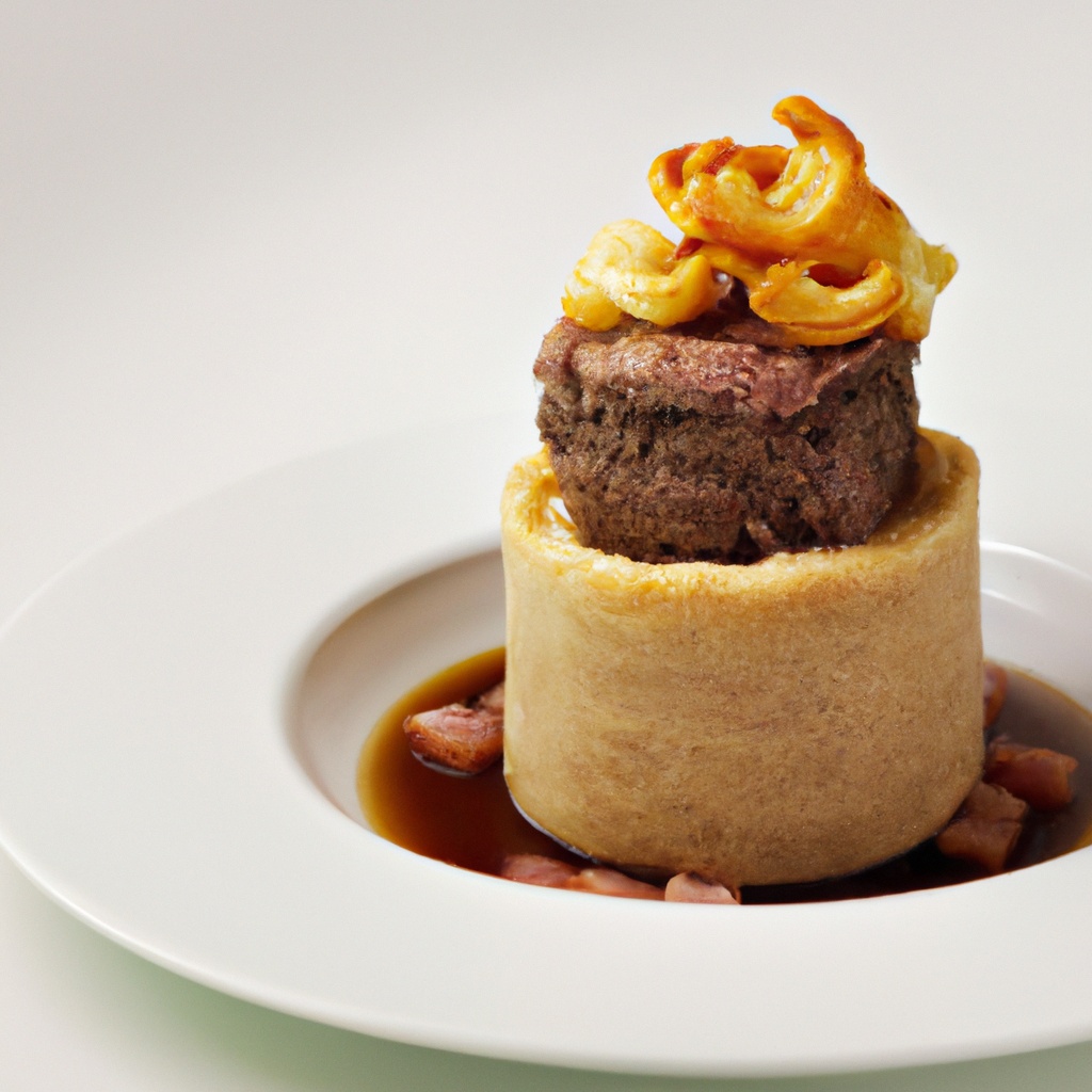 Beef, Ale & Parsnip Pudding