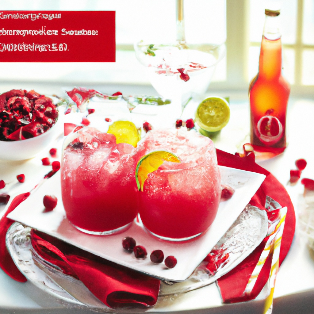 Cranberry-Orange Slush Cocktails