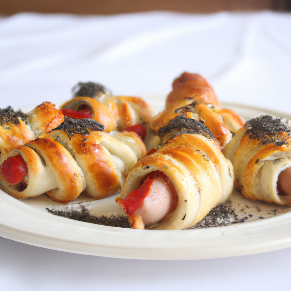 Mini Frankfurts in Pastry