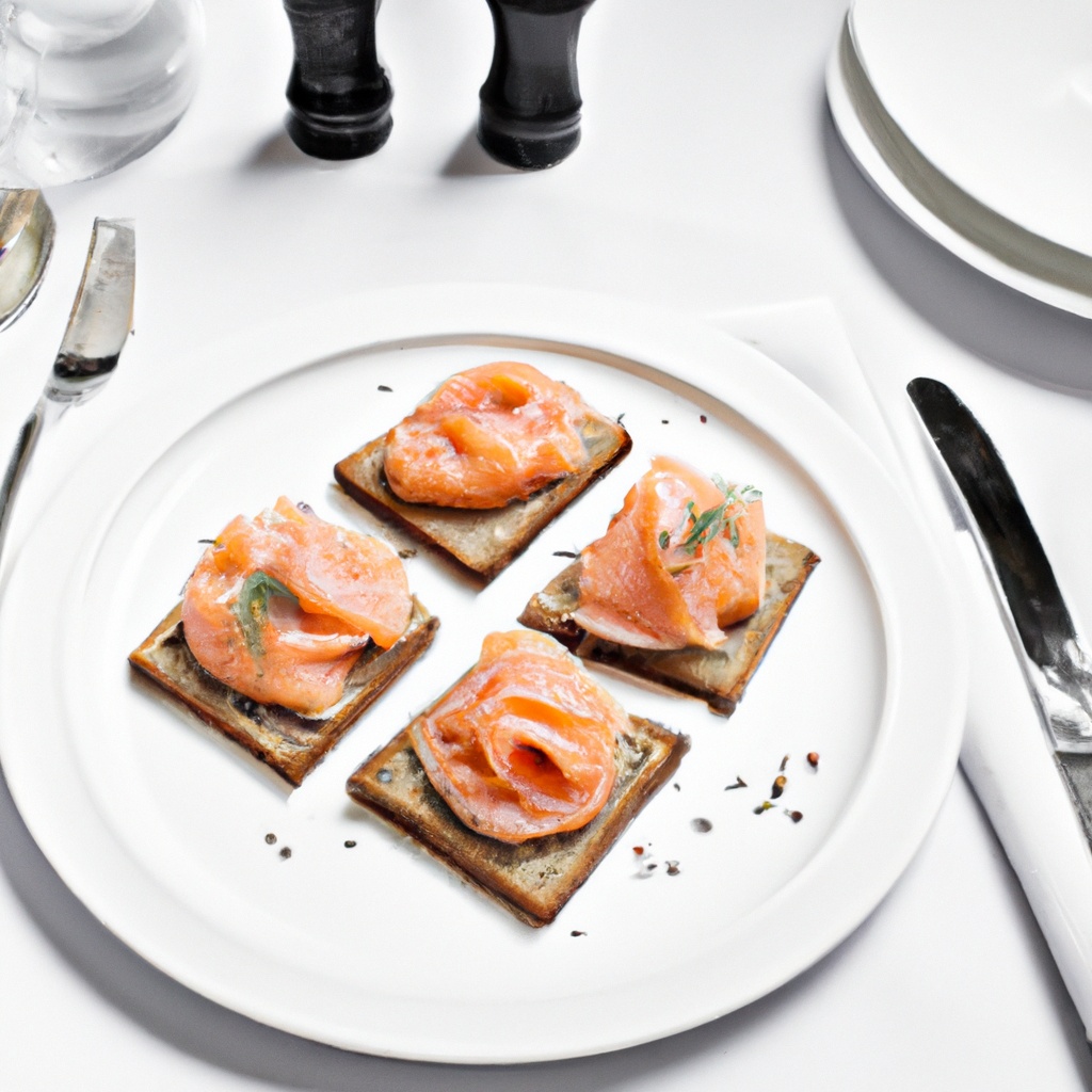 Smoked Salmon & Horseradish Tea Sandwiches