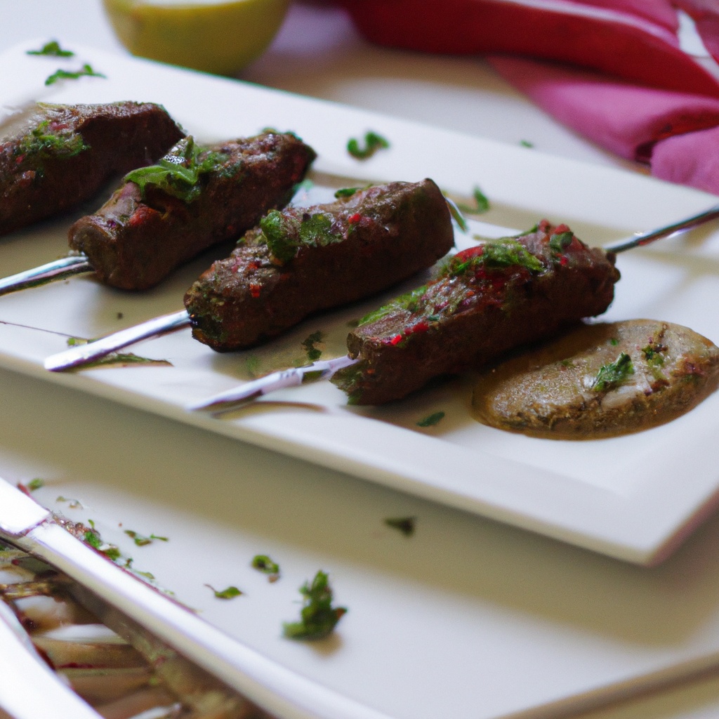 Spiced Lamb Skewers