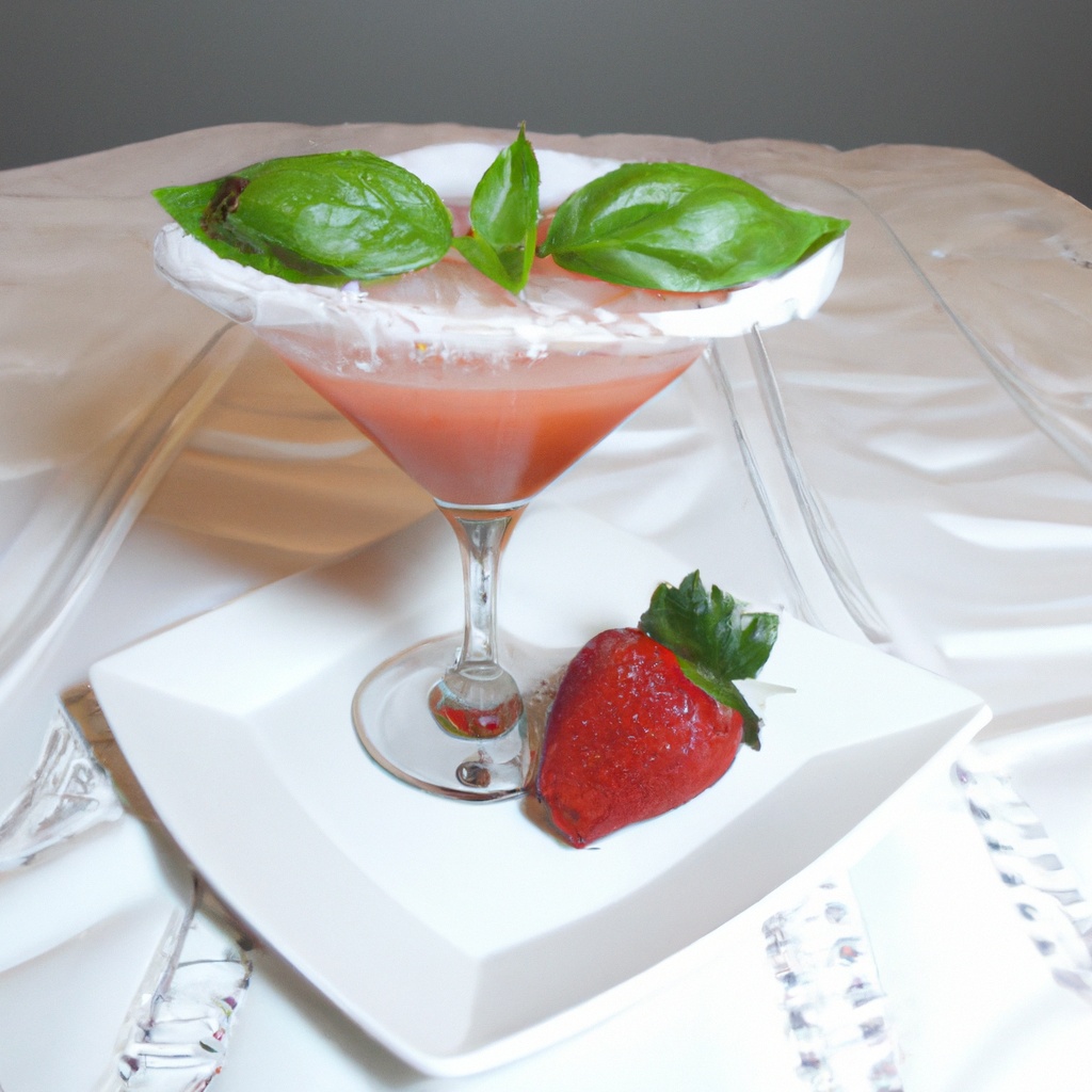 Strawberry Basil Margarita