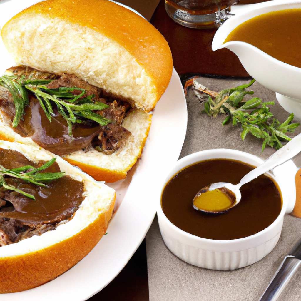 French Dip Sandwiches (For Crock Pot)